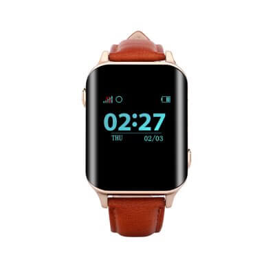 Смарт часы D100 с GPS (A16, EW200) (коричневые)-1